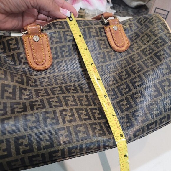 RARE~FENDI ZUCCA~SPEEDY SIZE - Picture 4 of 16